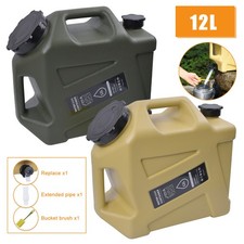 Wasser Kanister 12 Liter Campingkanister Wasserkanister + Hahn +Schlauch Outdoor