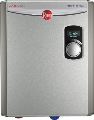 #ad RHEEM RTEX 18 PROFFESIONAL Tankless Instant Electric Water Heater 240VAC 18Kw $375.00