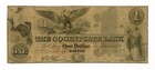 1852 $1 The Cochituate Bank - Boston, MASSACHUSETTS Note — photo 1