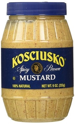 Kosciusko KHLV00980100 Spicy Brown Mustard, 9 oz