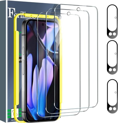 Ferilinso Full Coverage 3 Pack Screen Protector for Google Pixel Transparent 