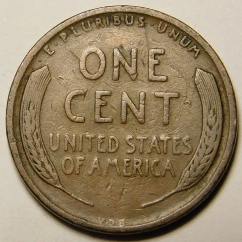 1909 VDB Lincoln Wheat Cent Penny VG-F  "Actual Coin Pictured"