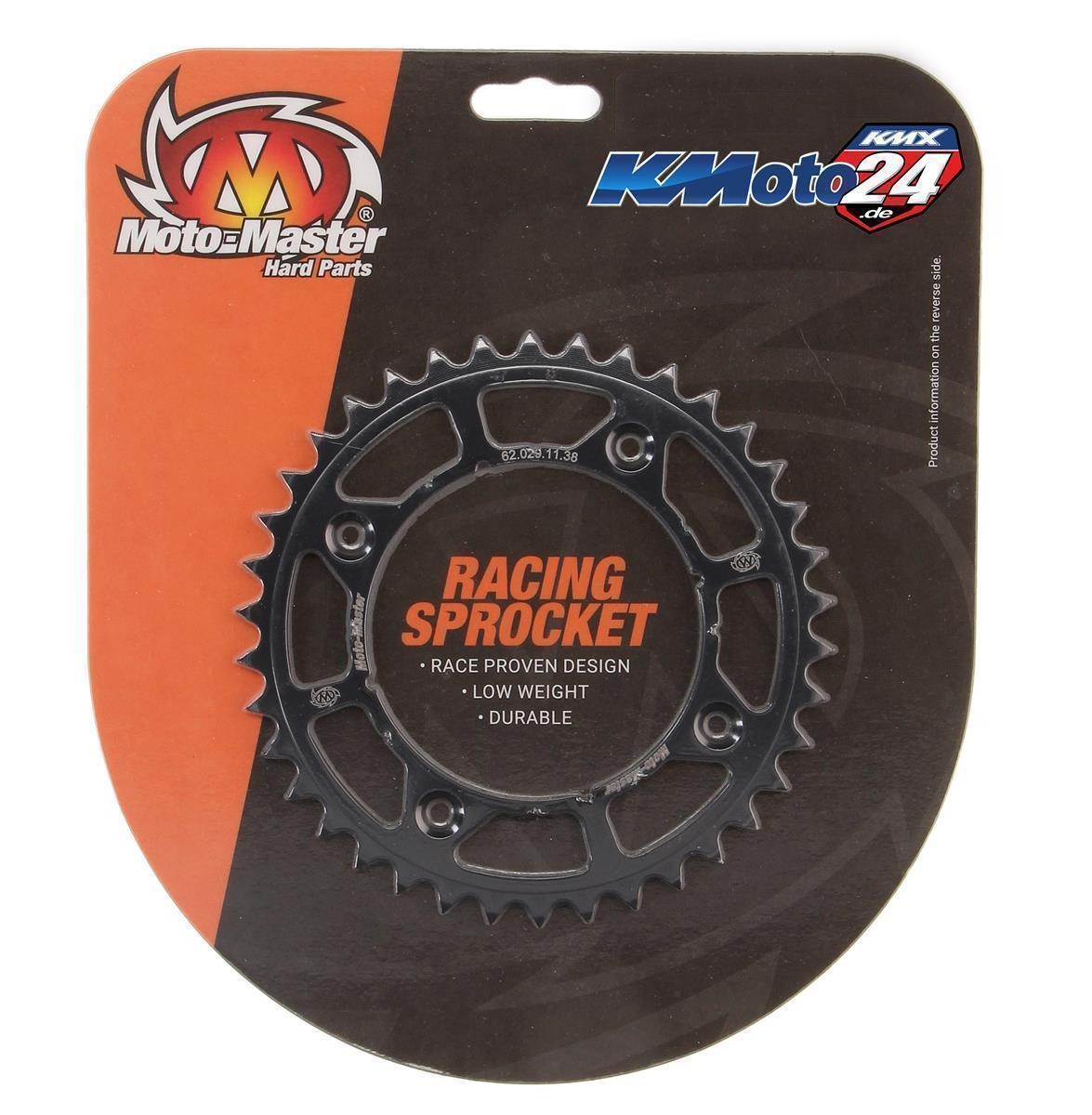 MotoMaster Steel Sprocket Fits Husqvarna TC50 Ab17 Black 42 Teeth