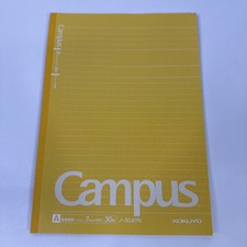 Kokuyo Campus Notebook Orange Cover Dotted Rule Width 6mm No-3CATN 30 Pages
