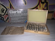 Clarke Drill Bit Set 13 Piece MISSING 1 PIECE