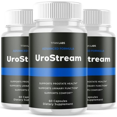 (3 Pack) Urostream Prostate & Bladder Support Supplement Uro Stream 180 Capsules