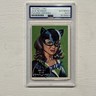 Julie Newmar Signed 1966 Topps Batman Black Bat Sinister Smi