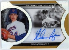 Nolan Ryan 2020 Topps Five Star Pentamerous Penmanship Autograph Card #PP-NR 4/5