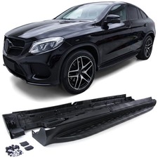 Alu Trittbretter Schweller OE Style Schwarz mit ABE f&uuml;r Mercedes GLE C292 15-19