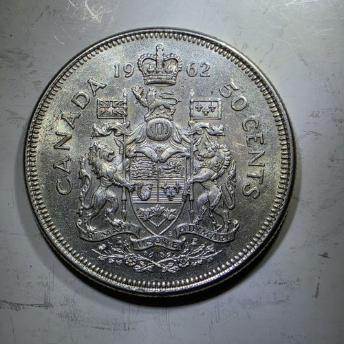1962 - Canada - Silver 50 cent - Canadian half dollar