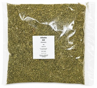Alibaba Dill 400g getrocknet gerebelt Dereotu Gewürz Gewürze Dillspitzen