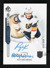 2020-21 SP Authentic Future Watch Inscriptions 34/50 Peyton Krebs #167 Auto m0p