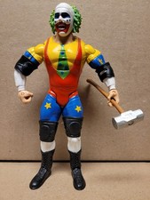 WWE DOINK THE CLOWN W/SLEDGEHAMMER,2005 CLASSIC SUPERSTARS JAKKS PACIFIC