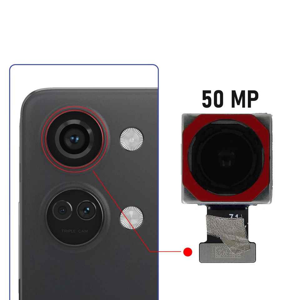 Clappio Main Rear Camera for OnePlus Nord 3 5G 50MP - Image 3 of 4