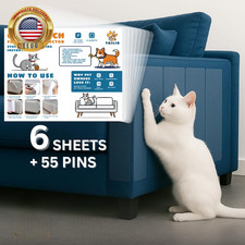 Anti Cat Scratch Furniture Protector, 6-Pack Durable Couch Protector from Cat Cl