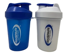 Gaspari Nutrition Protein Powder Mixing Shaker Bottle 12 oz 1 Pair Blue & White