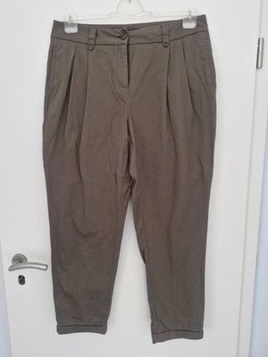 Vera Moda Damen Bundfaltenhose oliv Gr.44
