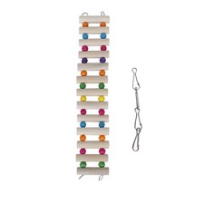 Parrot Perch Swing Bird Cage Ladders Toys for Budgies Hamster Bridge