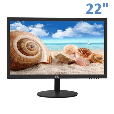 22'' TFT LCD LED Backlit HDMI 1920x1080 Monitor VGA DVI-D FullHD Build in Speaker