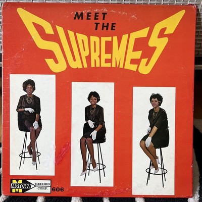 THE SUPREMES Meet The Supremes Vinyl LP 1964 Motown Original Stool Cover Mono