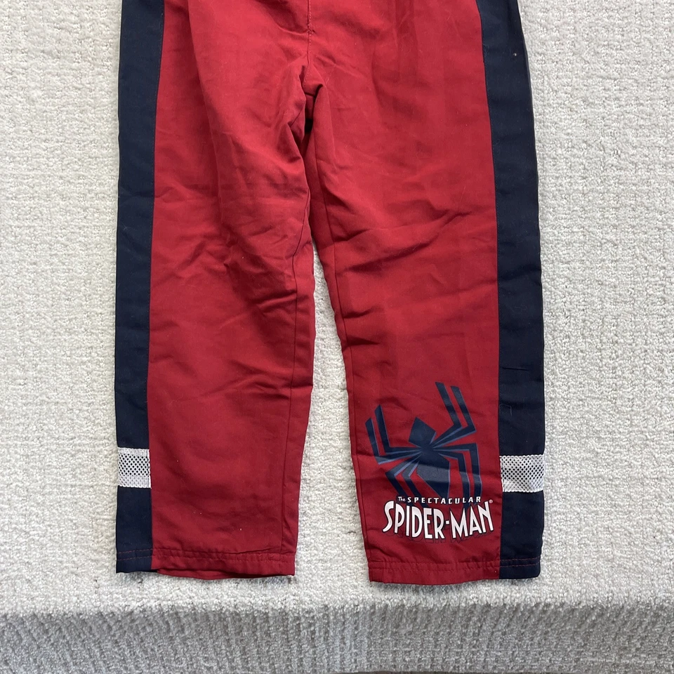 2008 Spider-Man Boys Track Suit Zip Up Jacket And Pants Size 6 Vintage Read* - Image 4 of 4