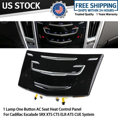 OEM Air Conditioning FacePlate Panel 1 Button For Cadillac CUE ATS CTS SRX XTS
