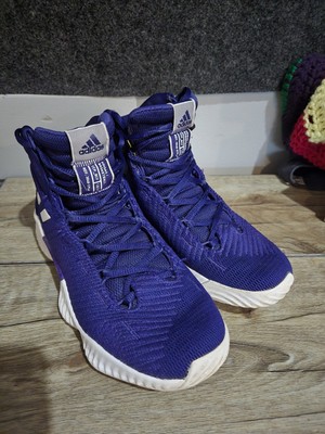 Size 5 - adidas Pro Bounce 2018 Purple And White 