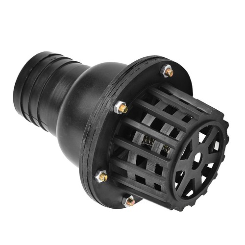 (2 Zoll) Wasserpumpe Fußventil Schwarz PVC Niederdruck Flach Rückschlagventil für Flüssigkeit - Bild 9 von 22