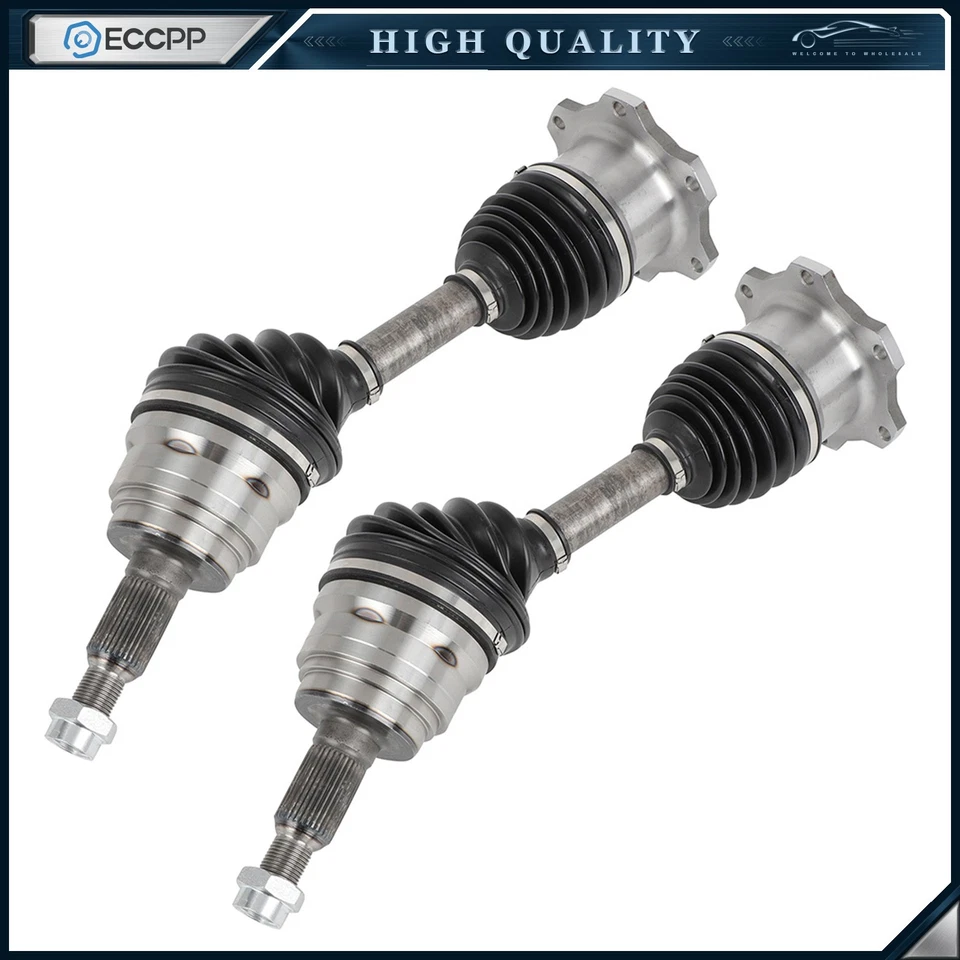 2x For Chevrolet Avalanche 2500 2004-2006 Hummer H2 2003-09 Front Side CV Axles - Image 2 of 4