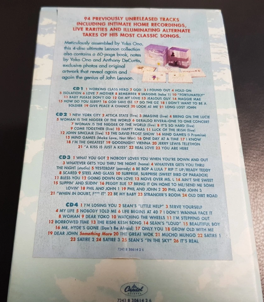 John Lennon - Anthology (1998) 4 CD Boxset ( Beatles ) Capitol Records - Bild 2 von 4
