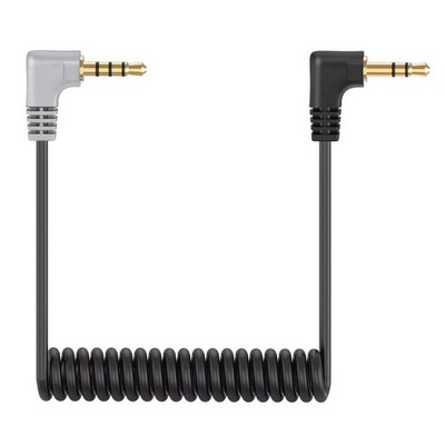 Mikrofonkabel 3,5mm TRS TRRS Adapter für Rode BOYA, gewickelt, rechtwinklig,