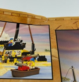 LEGO 6285 Instruction MANUAL ONLY Black Seas Barracuda 1989