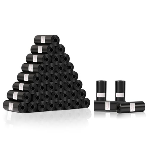 Sac a crottes chien Diboniur noir lot de 600 pieces solides pour balade