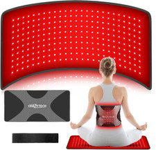 Large Red Light Therapy Pad, 48W Infrared Heating Blanket for Body  Pets