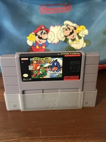 Nintendo SNES Bundle - Yoshi's Island & Super Mario World & Rare Vintage NES Bag
