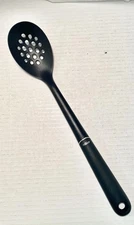 OXO Good Grips Black Nylon Slotted Spoon 12” Heat Resistant Cooking Kitchen Uten