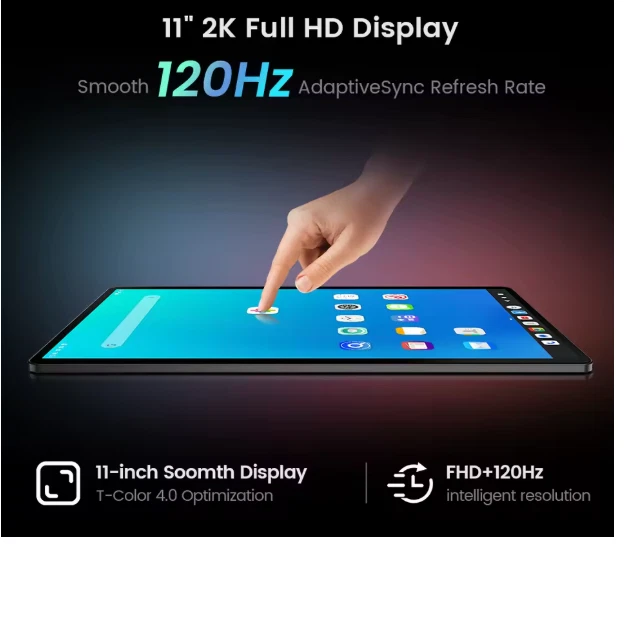 DT Plus Tablet 11" 2K Display UNISOC 8GB+ 128GB 8000mAh Android 15 WIFI6 4G - Image 4 of 4