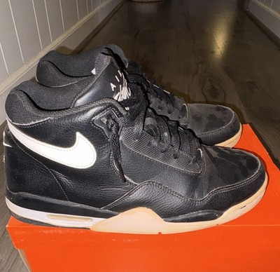 Nike Flight Legacy High Top Sneaker Black/White Lace-Up BQ4212-001