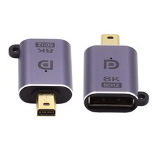 Mini DisplayPort 1.4 Male To DP Female 8K 60Hz Adapter 4K 144Hz UHD Video