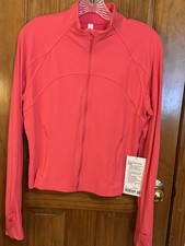 LULULEMON Define Cropped Jacket Nulu, LIP GLOSS, Full Zip, Size 12, NWT