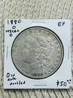 Morgan Silver Dollar 1880-O Micro O Small Mint Mark XF EF