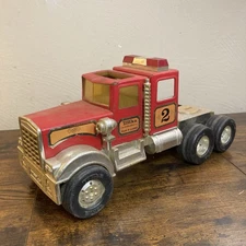 Vintage Tonka Fire Engine #2 Truck Hook and Ladder Cab Only.