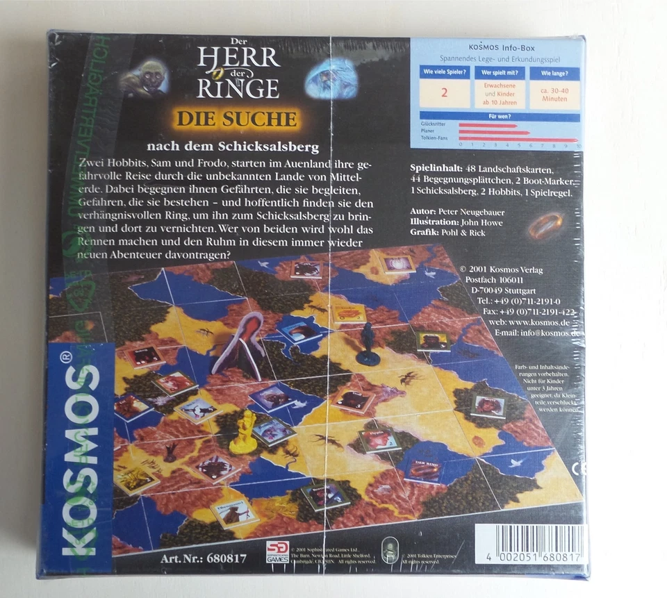 Der Herr der Ringe - Die Suche - KOSMOS Brettspiel NEU OVP - Bild 2 von 4