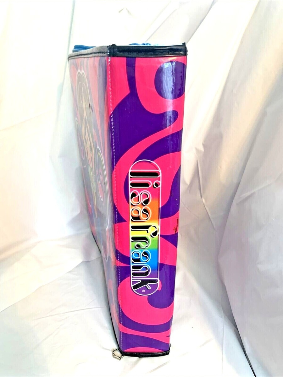 Vintage Lisa Frank “Genie” Zippered Trapper Keeper 3 Ring Binder W