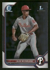 2022 Bowman Draft #BDC-117 Alex McFarlane Chrome Philadelphia Phillies