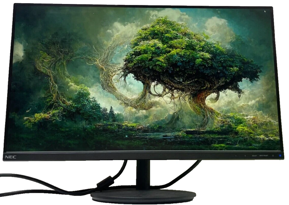 NEC E242N 24" PC BLACK BUSINESS MONITOR SCREEN FULL HD 1920 X 1080 #G15 - Image 2 of 4