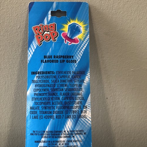Claire’s Ring Pop Flavored Lip Gloss Blue Raspberry 0.28 Fl Oz. NEW - Picture 7 of 10