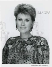 1986 Press Photo Actress Susan Clark in "Webster" TV Series - srp14954