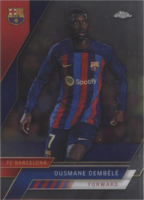 Topps Barcelona / Ousmane Dembele / デンベレ 2022-23 Topps Chrome FC Barcelona Ousmane Dembele #24 for