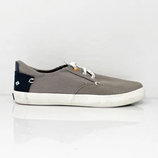 Sperry Boys Bodie SCK263443 Gray Lace Up Low Top Casual Shoes Sneakers Size 4 M